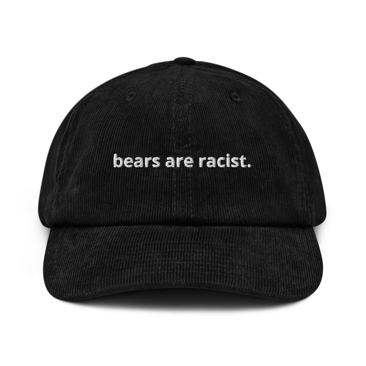 bears are racist. cap