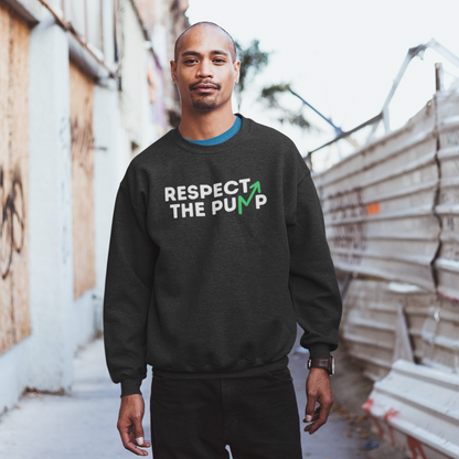 Crypto Trading Meme Respect the Pump Sweatshirt