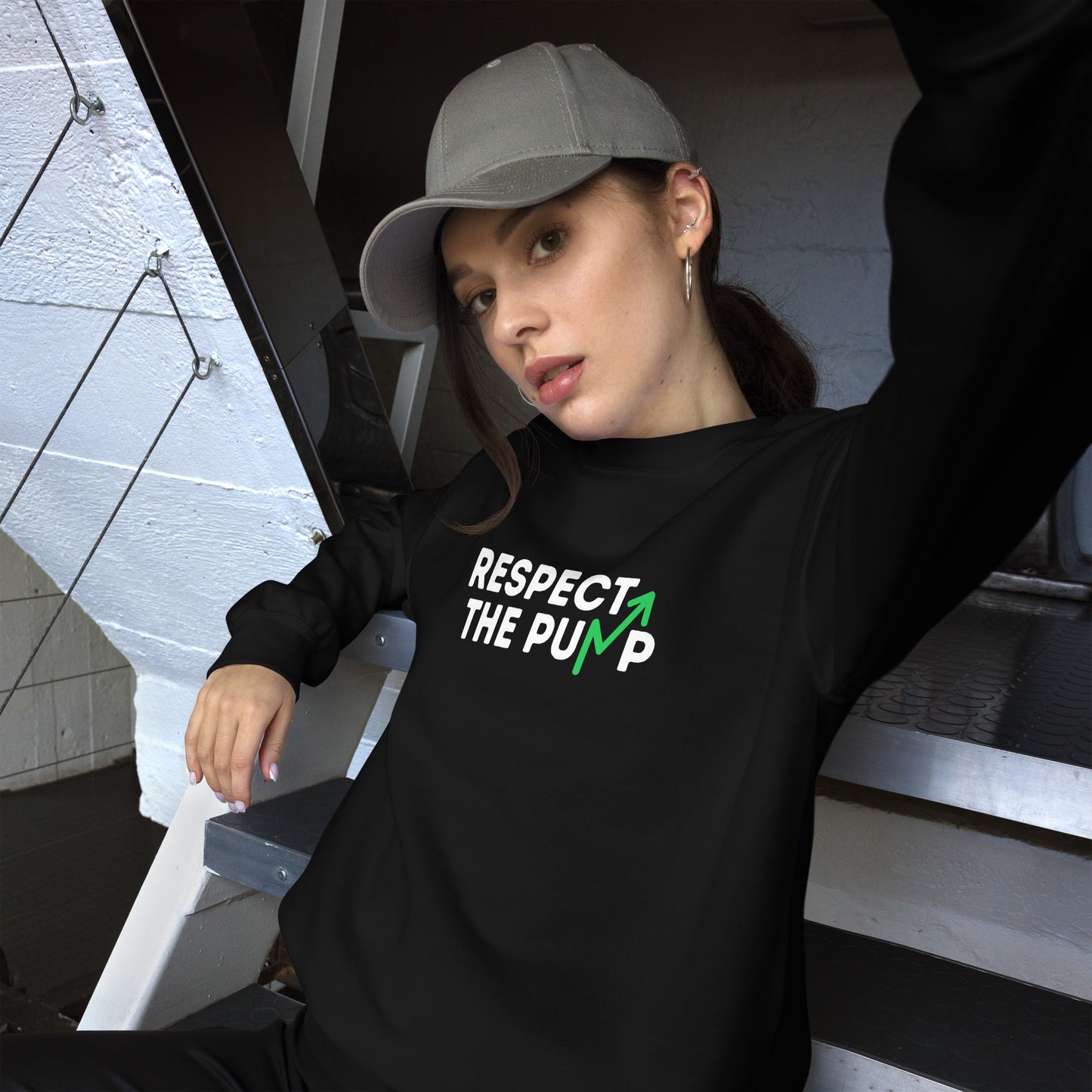 Crypto Trading Meme Respect the Pump Sweatshirt