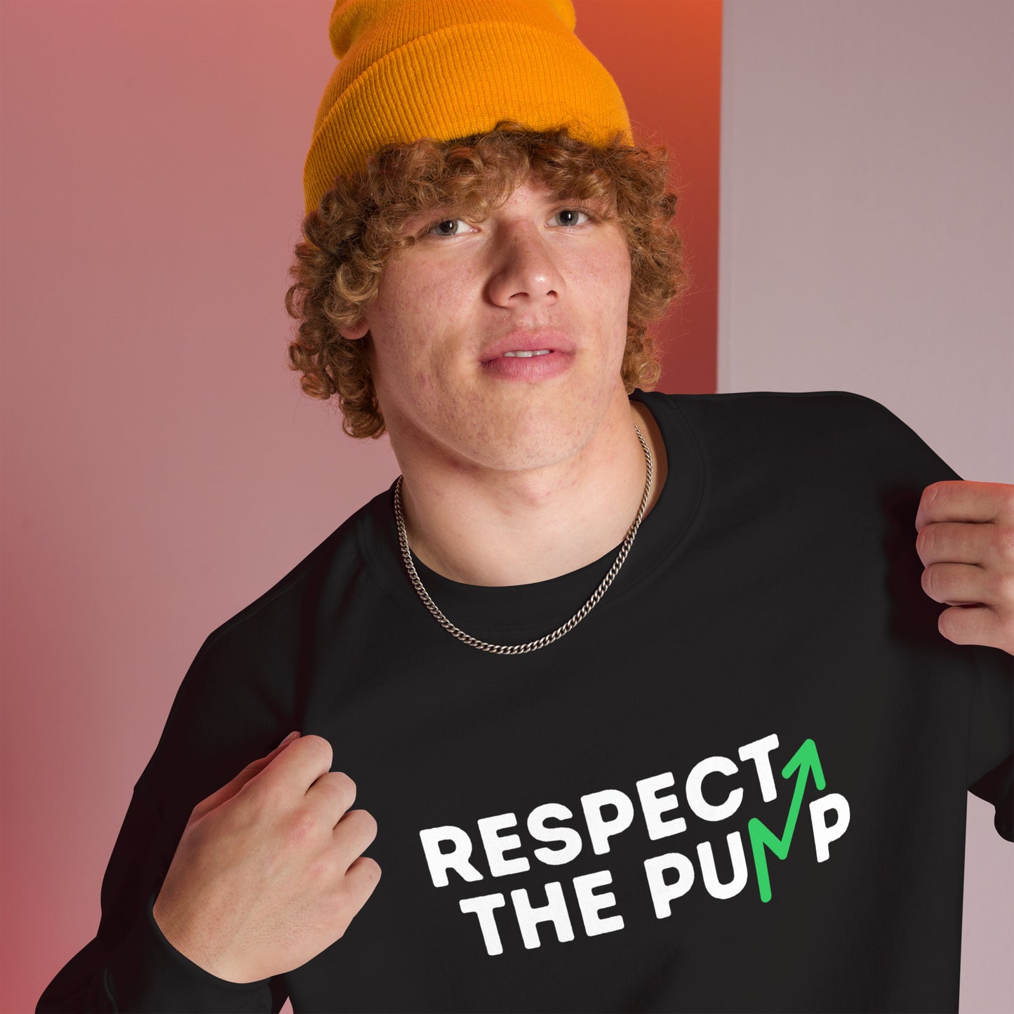 Crypto Trading Meme Respect the Pump Sweatshirt