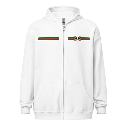 Bitcoin Gucci zip hoodie